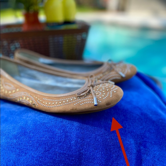 DONALD J. PLINER | Riki Embellished Ballerina Flat | EEUC | Women’s Size: 9M - Picture 5 of 13